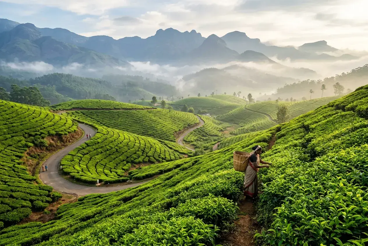 Kerala Backwaters & Hills